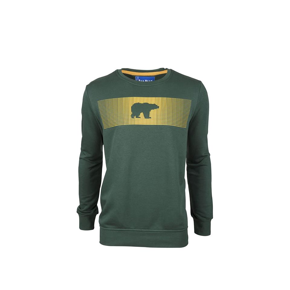Bad Bear Fancy Crewneck Yeşil Erkek Sweatshirt