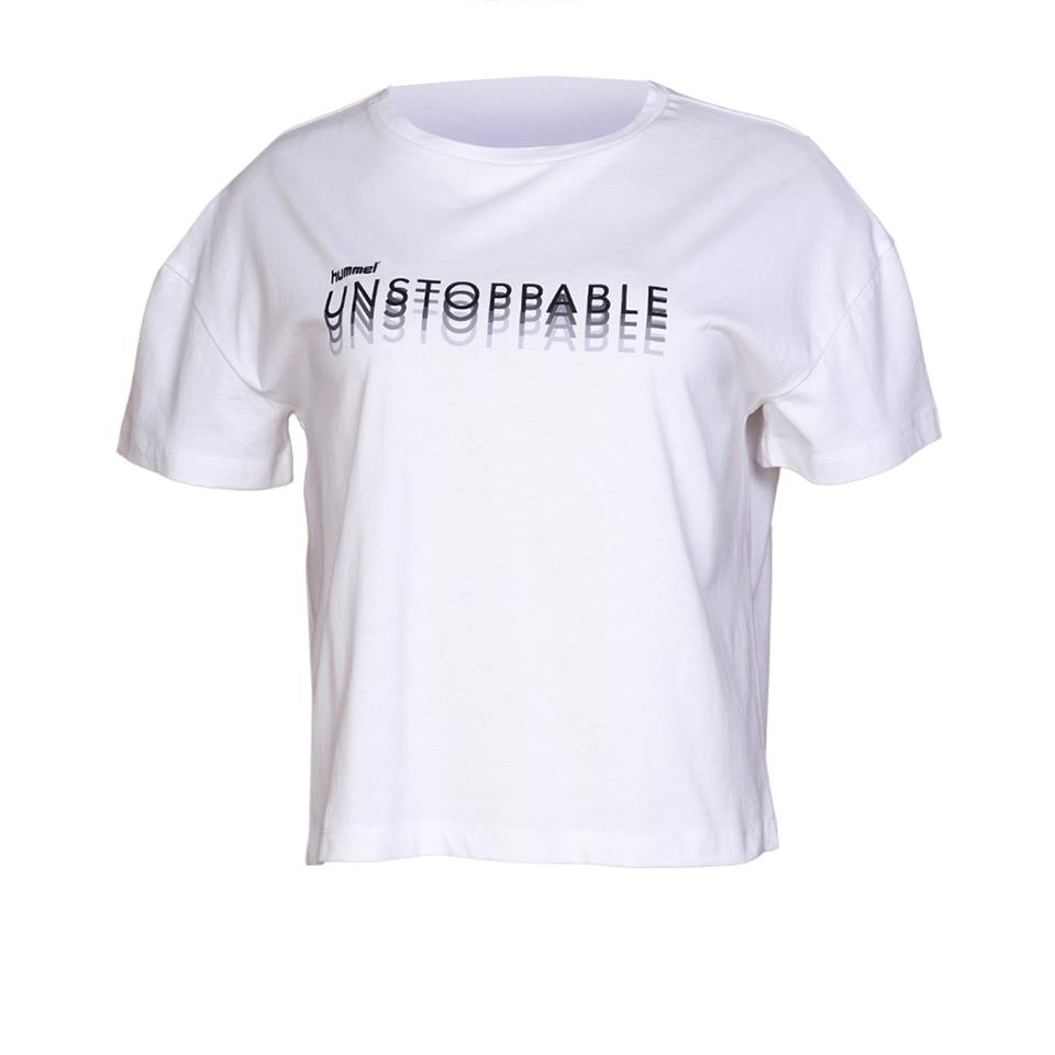 Hummel Hmllikha T-Shirt S/S Tee Beyaz Kadın Tshirt