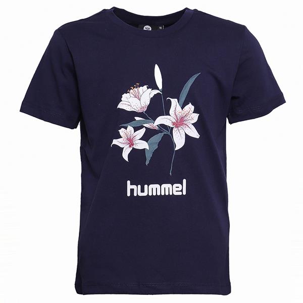 Hummel Hmlneves T-Shirt S/S Tee Mavi Çocuk Tshirt