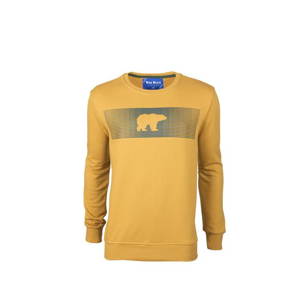 Bad Bear Fancy Crewneck Sarı Erkek Sweatshirt