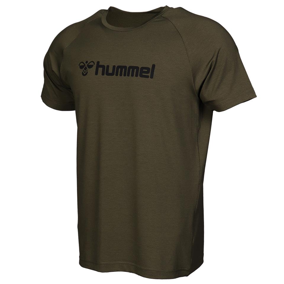Hummel Mesi T-Shirt S/S Tee Haki Erkek Tshirt