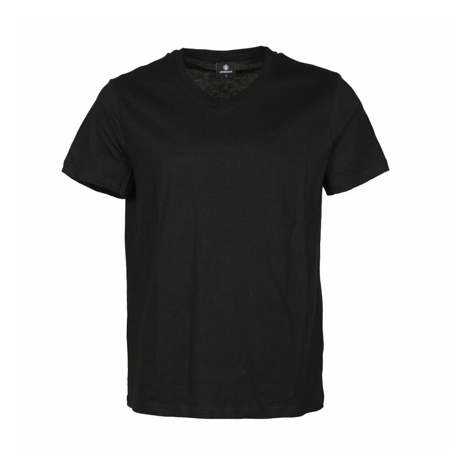 Lumberjack 1M Ct106 Basic V Neck T-Shirt Siyah Erkek Tshirt