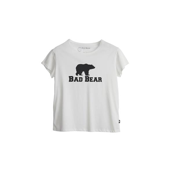 Bad Bear Logo Tee Beyaz Kadın Tshirt