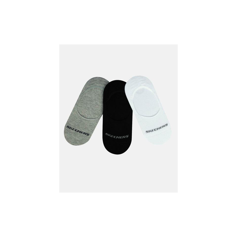Skechers U SKX No Show Socks 3 Pack Renkli Unisex Corap