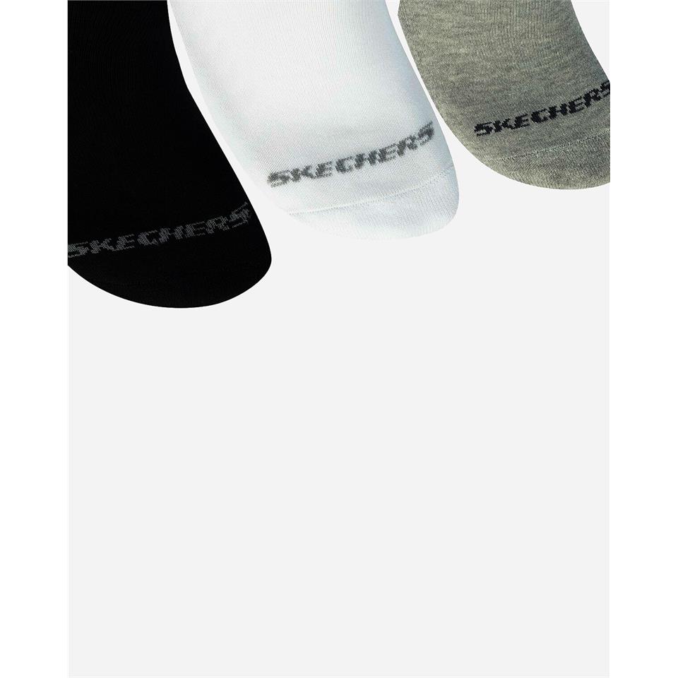 Skechers U SKX Padded Low Cut Socks 3 Pack Renkli Unisex Corap