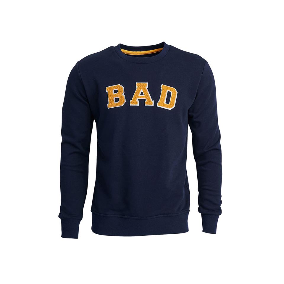 Bad Bear Bad Convex Crewneck Mavi Erkek Sweatshirt