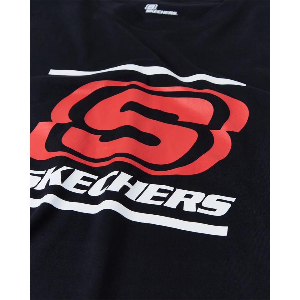 Skechers M Big Logo T-Shirt Erkek Tshirt - Bisiklet
