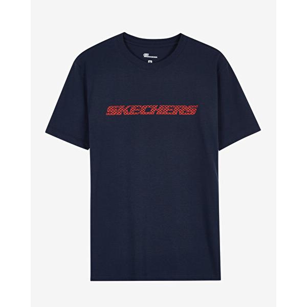 Skechers M Graphic Tee Big Logo T-Shirt Erkek Tshirt - Bisiklet